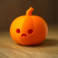 Halloween Decor - Cute Frowning Pumpkin